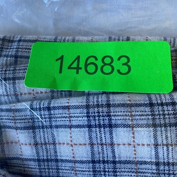 London Prodigy Men's Short Sleeve Button Up Shirt Size Large Inner Collar‎ Trim - Picture 12 of 12